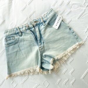 PacSun High Rise Festival Denim Shorts Size 23 NWT